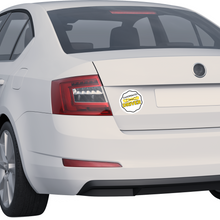 Experienced Senior Driver Car MAGNET, Birthday Gag Gift Prank for Elderly - WHITE Background - Safety Spot