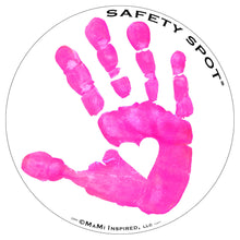 Safety Spot β’ MAGNET - Kids Handprint for Car Parking Lot Safety - Handprint PINK - Safety Spot